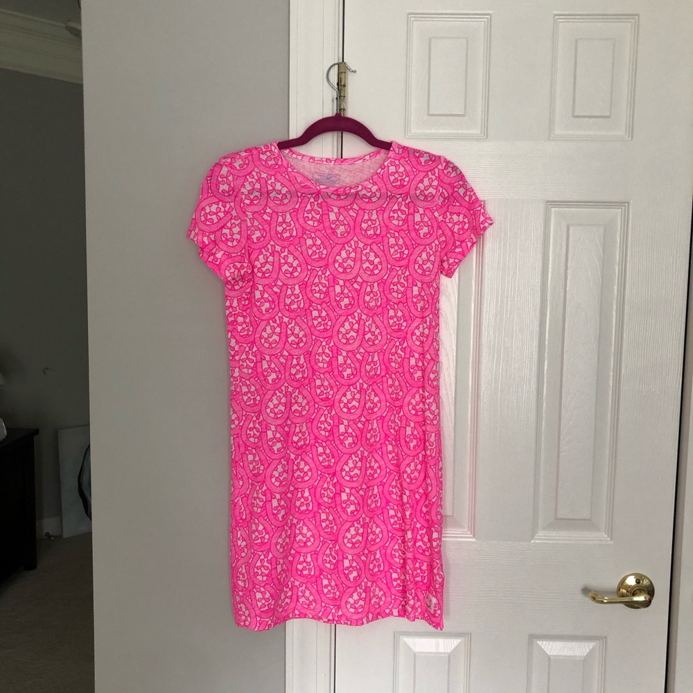 Vineyard Vines Horseshoe Patterned Knit Dress